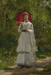 لوحة فيرمين جيرارد ماري فرانسوا أديل إل أومبريل 1871