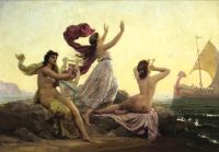 Firmin Girard Marie Francois Aka Ulysses And The Sirens canvas print