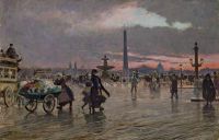 Fischer Paul Place De La Concorde 1891
