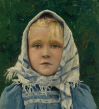 Fischer Paul Portrait Of A Young Girl 1903