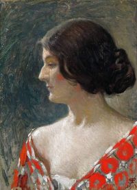 Fischer Paul Portrait Of The Artist S Wife Musse 1913 canvas print