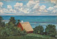 Fischer Paul Summer Scene From Bastad In The South Of Sweden 1909 canvas print