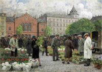 Fischer Paul Der Blumenmarkt