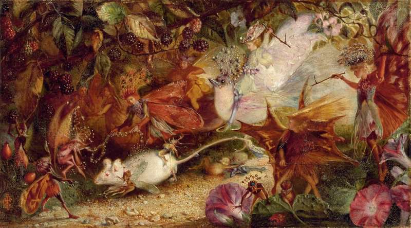 Fitzgerald John Anster Christian The Chase Of The White Mouse Ca. 1860 65 canvas print