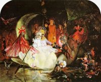 Fitzgerald John Anster Christian The Fairy Barque 1860 canvas print