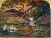 Fitzgerald John Anster Christian The Fairy S Lake 1866 canvas print