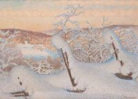Fjaestad Gustaf Winter Landscape 2 canvas print