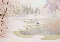 Fjaestad Gustaf Winter Landscape 3 canvas print