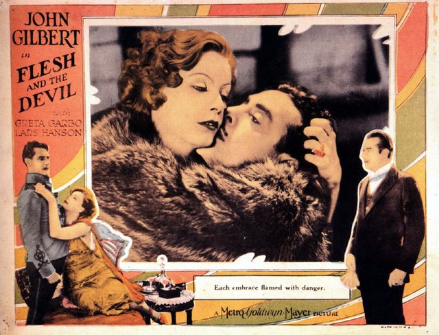 Flesh And The Devil 1926 1 영화 포스터 캔버스 프린트