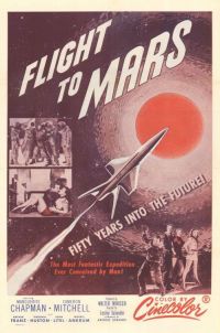 Flight To Mars Movie Poster canvas print