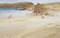 Flint William Russell Daymer Bay Cornwall canvas print