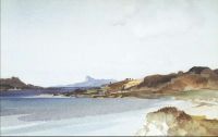 Leinwanddruck von Flint William Russell Die Insel Eigg von Arisaig Bay