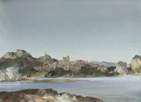 Flint William Russell Viviers On The Rh Ne Southern France 1960 canvas print