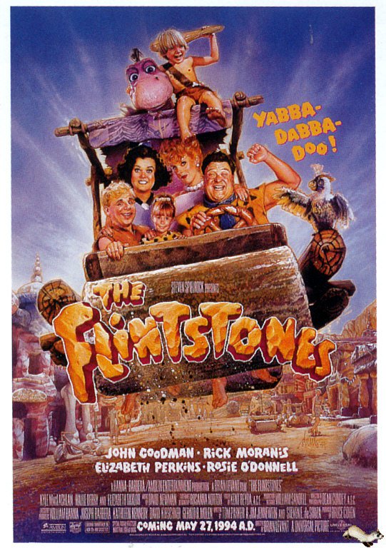 Tableaux sur toile, riproduzione de Flintstones 1994 poster del film