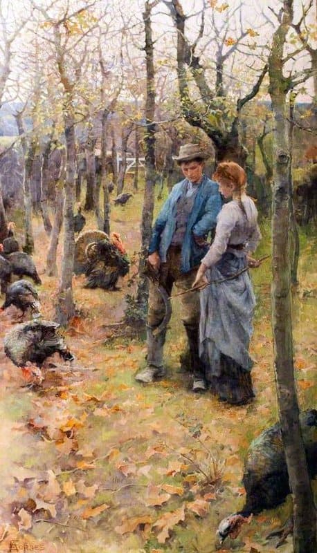 Forbes Elizabeth Adela Edge Of The Woods 1894 canvas print