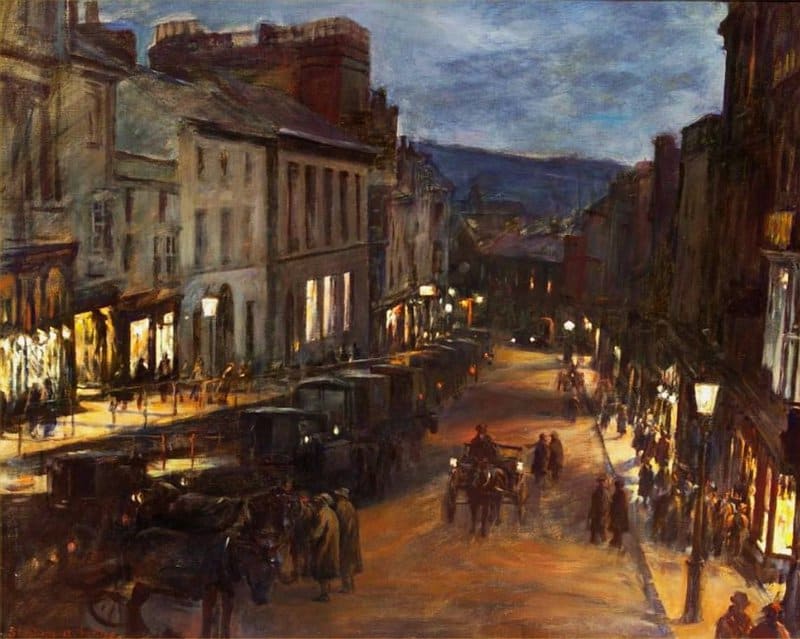 Forbes Elizabeth Adela Market Jew Nocturne canvas print