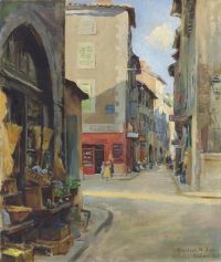 Forbes Elizabeth Adela Street Corner Cahors 1925