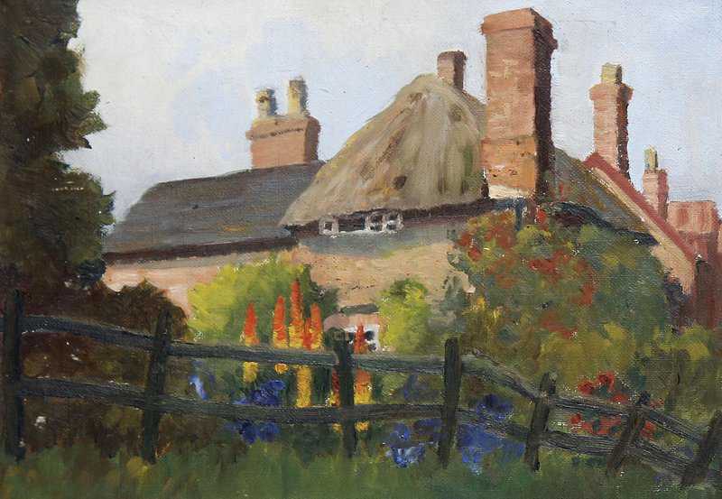 Forbes Elizabeth Adela The Artist S Garden 1930 canvas print