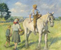 Forbes Elizabeth Adela The Farmer S Boy 1944 canvas print