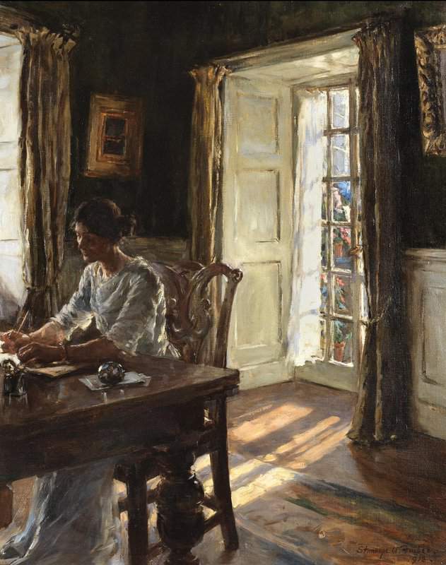 Tableaux sur toile, riproduzione de Forbes Elizabeth Adela The Morning Room 1913
