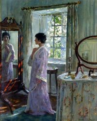 Forbes Elizabeth Adela Through Tje Looking Glass 1914 canvas print