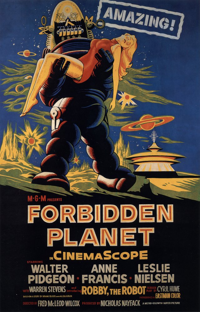 금단의 행성 5 영화 포스터 캔버스 인쇄