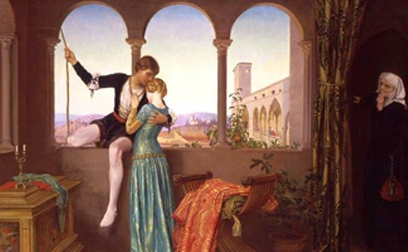 Fortescue Brickdale Eleanor Farewell   One Kiss And I Ll Descend canvas print