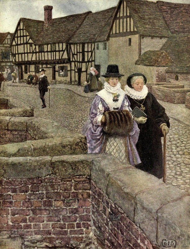 Fortescue Brickdale Eleanor I Did But See Her Passing By And Yet I Love Her Till I Die Ca. 1910 canvas print