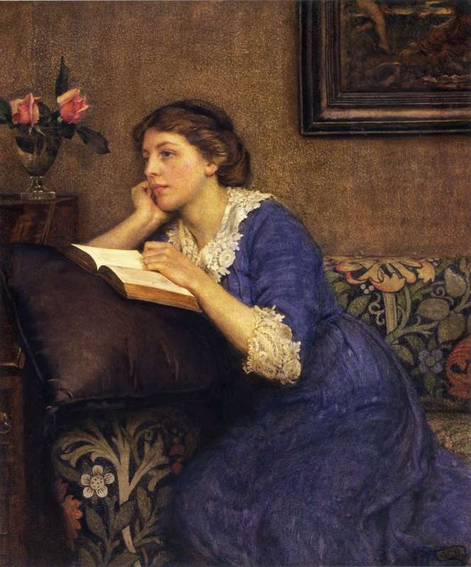 Fortescue Brickdale Eleanor Portrait Of Winifred Roberts Ca. 1913 canvas print