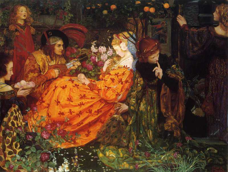 Fortescue Brickdale Eleanor The Deceitfulness Of Riches 1901 canvas print