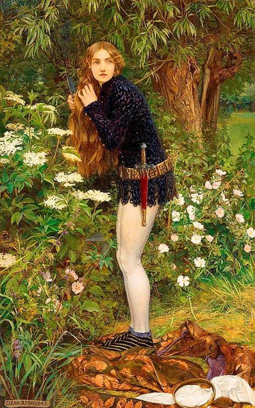 Fortescue Brickdale Eleanor The Little Foot Page 1905 canvas print