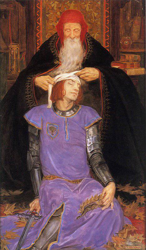Fortescue Brickdale Eleanor Time The Physician Before 1900 canvas print
