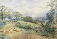 Foster Myles Birket English Summer Landscape