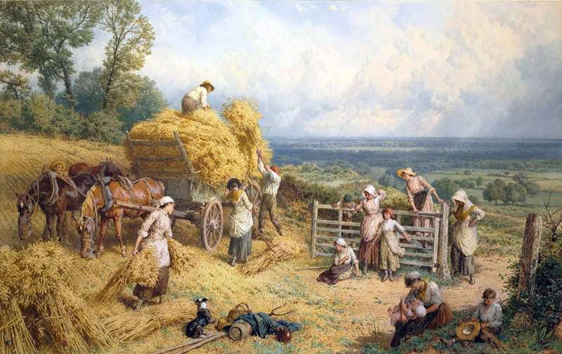 Tableaux sur toile, riproduzione di Foster Myles Birket Harvest Time