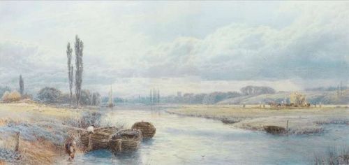 Foster Myles Birket On The Thames canvas print