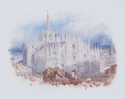 Foster Myles Birket The Cathedral Milan Italy canvas print