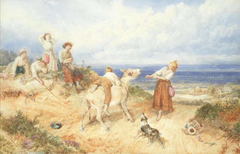 Foster Myles Birket The Donkey That Wouldn T Go canvas print