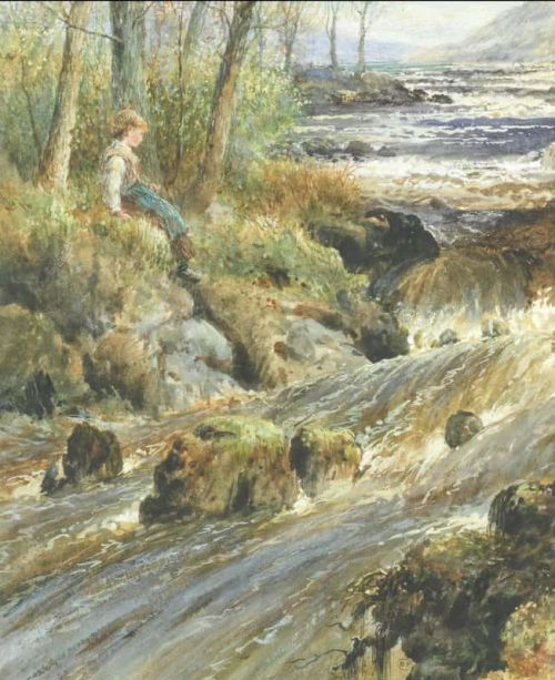 Foster Myles Birket The Falls Of The Tummel Perthshire canvas print