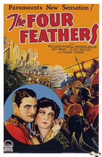 Locandina del film quattro piume 1929