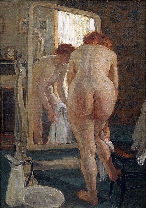 Fox Emanuel Phillips After The Bath Ca. 1911 canvas print