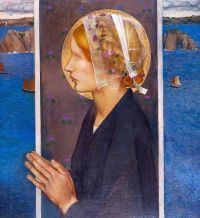 Frampton Edward Reginald Eine Madonna der Bretagne Ca. 1913