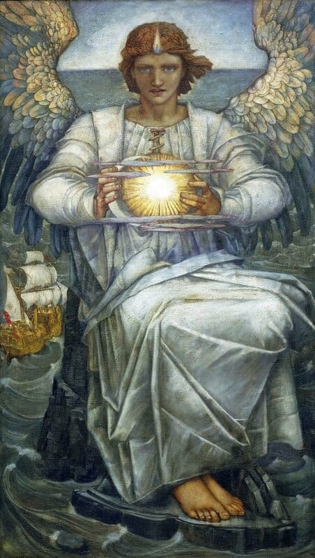 Frampton Edward Reginald The Angel Of The Sea 1906 canvas print