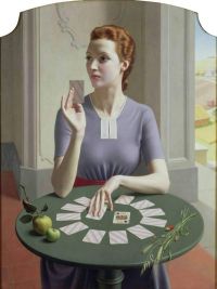 Frampton Meredith A Game Of Patience 1937 canvas print