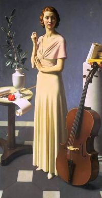 フランプトン・メレディス 若い女性の肖像 1935