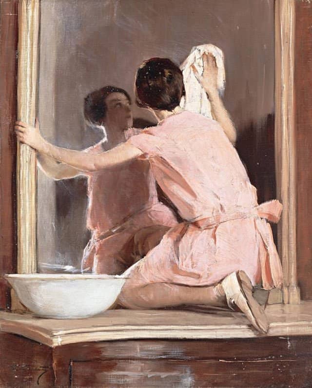 Francesco Galante The Little Housewife 1932 canvas print