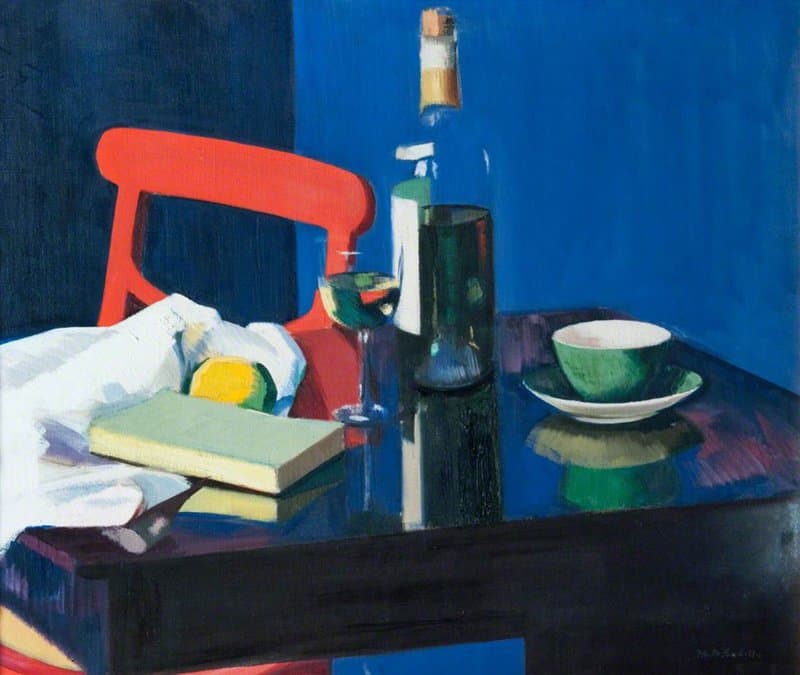 Francis Campbell Boileau Cadell Still Life And Rosechatel 1924 canvas print