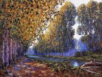 Francis Picabia The Moret Canal Autumn Effect 1909 canvas print