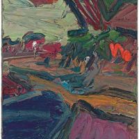 Frank Auerbach Primrose Hill Study - Herfstavond 1979