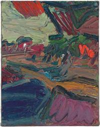 Frank Auerbach Primrose Hill Study - Autumn Evening 1979