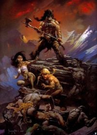 Frank Frazetta Fire And Ice Movie Poster 1983